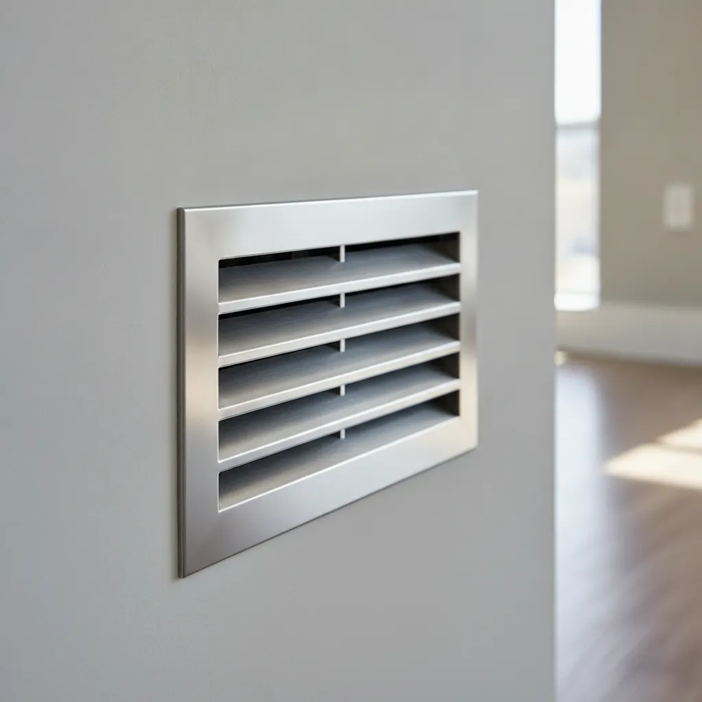 Before and after comparison of a cleaned HVAC duct interior